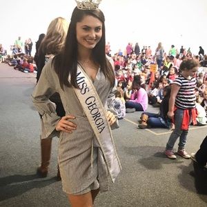 Long sleeved wrap dress